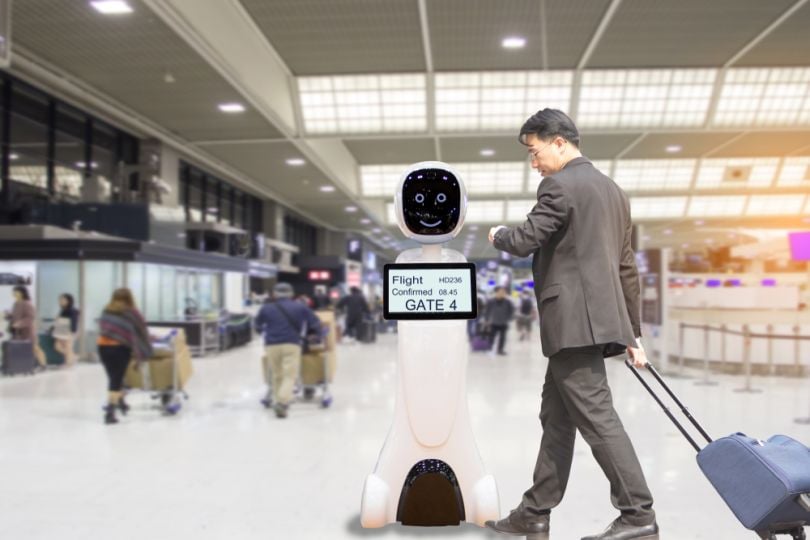 Robots finding work in the world’s busiest airports